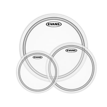EVANS EC2 Tompack, Coated, Rock (10 inch, 12 inch, 16 inch)