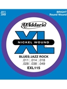 String--guitar D'addario Xl115 - Medium - Nickel/round for Guitar Str