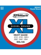 String--guitar D'addario Xl145 - Heavy - Nickel/round for Guitar Str