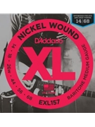 D'Addario EXL157 Nickel Wound Electric Guitar Strings Baritone Medium 13-62 by for