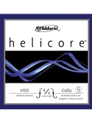 String--cello Helicore Medium Tension - G String Tungsten/si - 4/4 Medium Tension for Cello Strings