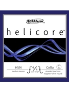 String--cello Helicore Medium Tension - C String Tungsten/si - 4/4 Medium Tension for Cello Strings
