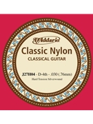D'Addario J27H04 Student Nylon Classical Guitar Single String Hard Tension Fourth String by for