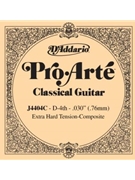 D'Addario J4404C Pro-Arte Composite Classical Guitar Single String Extra-Hard Tension Four by for