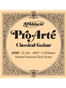 D'Addario J4503 Pro-Arte Nylon Classical Guitar Single String Normal Tension Third String by for