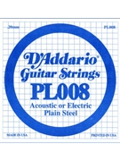 String--Guitar Single Acoustic/Electric - .008 Gauge - 5-pack for