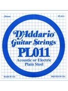 String--Guitar Single Acoustic/Electric - .011 Gauge - 5-pack for