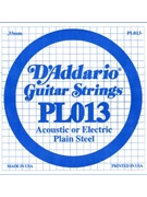 String--Guitar Single Acoustic/Electric - .013 Gauge - 5-pack for