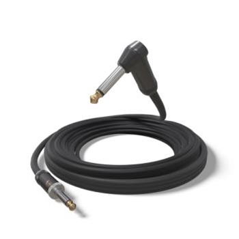 D'Addario American Stage Instrument Cable, Straight to Right Angle, 30ft