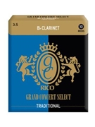 Reed--b-flat Clar Rico Gcs Traditional - Strength 3 1/2 - Box Of 10 for Bb Clarinet Reed