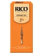 Reed--sop Sax Rico Regular - Strength 2 1/2 - Box Of 25 for Soprano Sax Reed