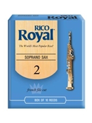Reed--sop Sax Rico Royal - Strength 2 - Box Of 10 for Soprano Sax Reed