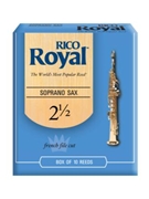 Reed--sop Sax Rico Royal - Strength 2 1/2 - Box Of 10 for Soprano Sax Reed