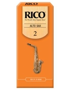 Reed--alto Sax Rico Regular - Strength 2 - Box Of 25 for Alto Sax Reed