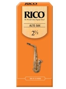 Reed--alto Sax Rico Regular - Strength 2 1/2 - Box Of 25 for Alto Sax Reed