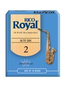 Reed--alto Sax Rico Royal - Strength 2 - Box Of 10 for Alto Sax Reed