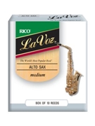 Reed--alto Sax La Voz - Strength Medium - Box Of 10 for Alto Sax Reed