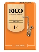 Reed--tenor Sax Rico Regular - Strength 1 1/2 - Box Of 10 for Tenor Sax Reed