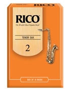 Reed--tenor Sax Rico Regular - Strength 2 - Box Of 10 for Tenor Sax Reed