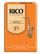Reed--tenor Sax Rico Regular - Strength 3 1/2 - Box Of 10 for Tenor Sax Reed