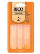 Reed--bari Sax Rico Regular - Strength 2 - 3-pack for Bari Sax Reed