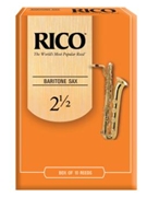 Reed--bari Sax Rico Regular - Strength 2 1/2 - Box Of 10 for Bari Sax Reed