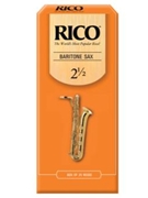 Reed--bari Sax Rico Regular - Strength 2 1/2 - Box Of 25 for Bari Sax Reed