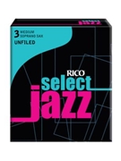 Reed--sop Sax Rico Sj Unfiled - Strength 3-medium - Box Of 10 for Soprano Sax Reed