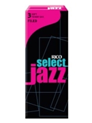 Reed--tenor Sax Rico Sj Filed - Strength 3-soft - Box Of 5 for Tenor Sax Reed