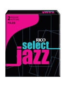 Reed--alto Sax Rico Sj Filed - Strength 2-medium - Box Of 10 for Alto Sax Reed
