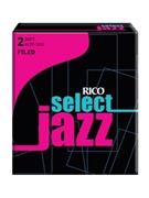 Reed--alto Sax Rico Sj Filed - Strength 2-soft - Box Of 10 for Alto Sax Reed
