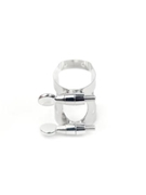 Ligature--sop Sax Rico - 2-screw - Nickel-plated for Accessorie