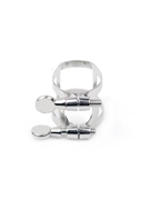 Ligature--tenor Sax Rico - 2-screw - Nickel-plated for Accessorie