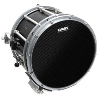Evans Hybrid Black Marching Snare Drum Head, 14 Inch