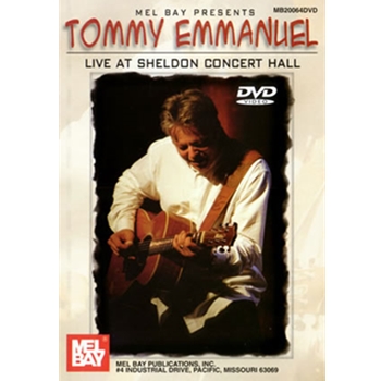 Tommy Emmanuel Live at Sheldon Concert Hall DVD by Emmanuel Tommy for