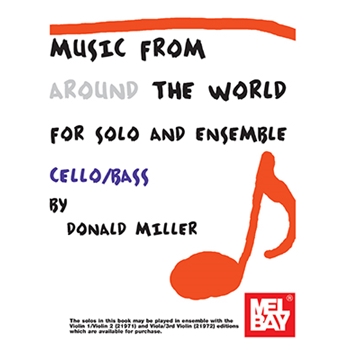 Music From Around The World for Solo & Ensemble by Miller Donald for