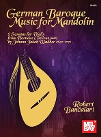 German Baroque Music for Mandolin by Bancalari Robert for Mandolin