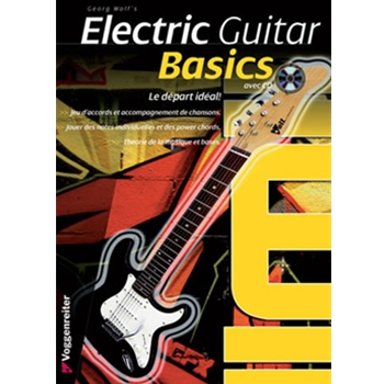 Electric Guitar Basics French Edition Book/CD Set by Wolf Georg for