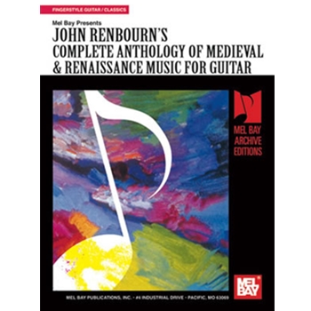 Anthology Of Medieval & Renaissance by Various - Renbourn John - for Guitar Sol
