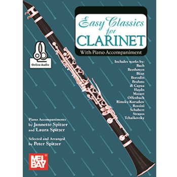 Easy Classics for Clarinet - With Piano Accompaniment