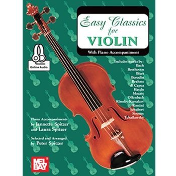 Easy Classics for Violin - With Piano Accompaniment