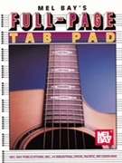 Full-page Tab Pad by for Tablature
