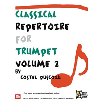 Classical Repertoire for Trumpet Volume 2 by Puscoiu Costel for