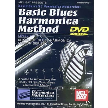 Basic Blues Harmonica Method DVD by Barrett David for