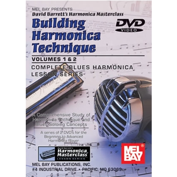 Building Harmonica Technique Volume 1 & 2 DVD by Barrett David for