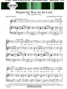 Prepare the Way for the Lord by LeDoux Joanne B for Unison/2-Part