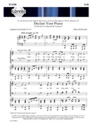 Declare Your Praise by McDonald Mary for SATB