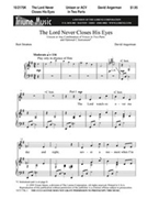 Lord Never Closes His Eyes by Angerman David for 2-Part