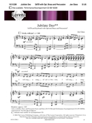 Jubilate Deo by Glass Joe for SATB