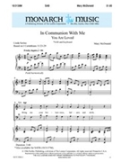 In Communion With Me You Are Loved by McDonald Mary for SAB and Piano